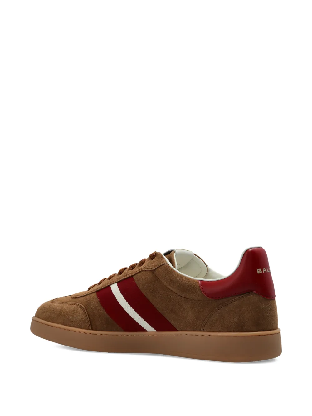 Bally Gestreepte sneakers Bruin