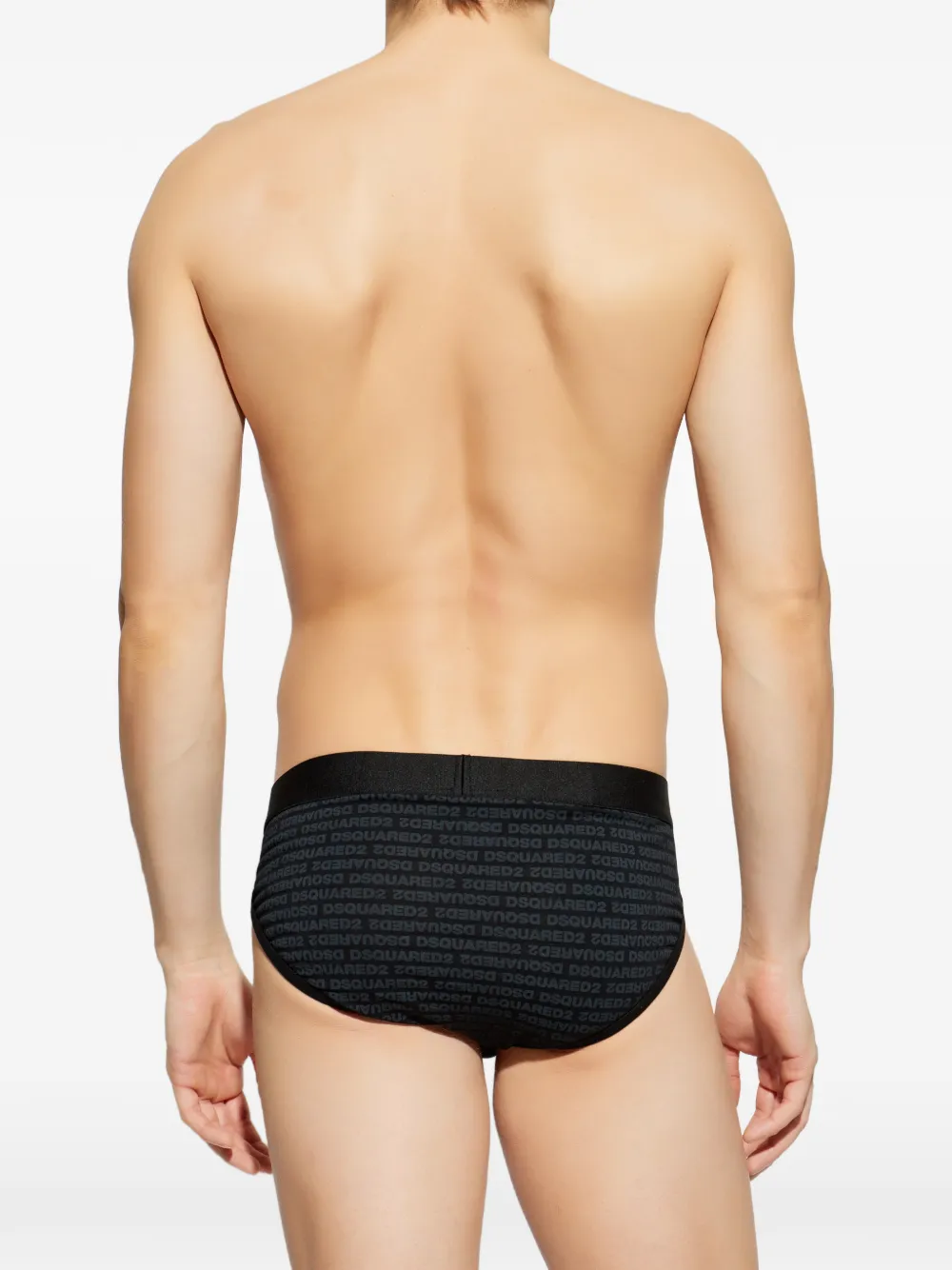  Dsquared2 Logo-print Briefs - Black 
