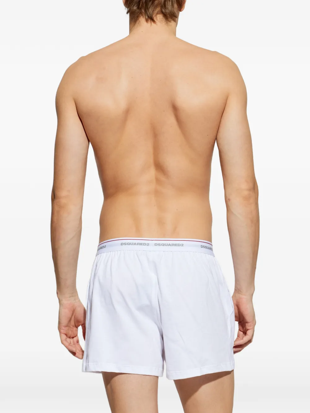 DSQUARED2 Boxershorts met logo Wit