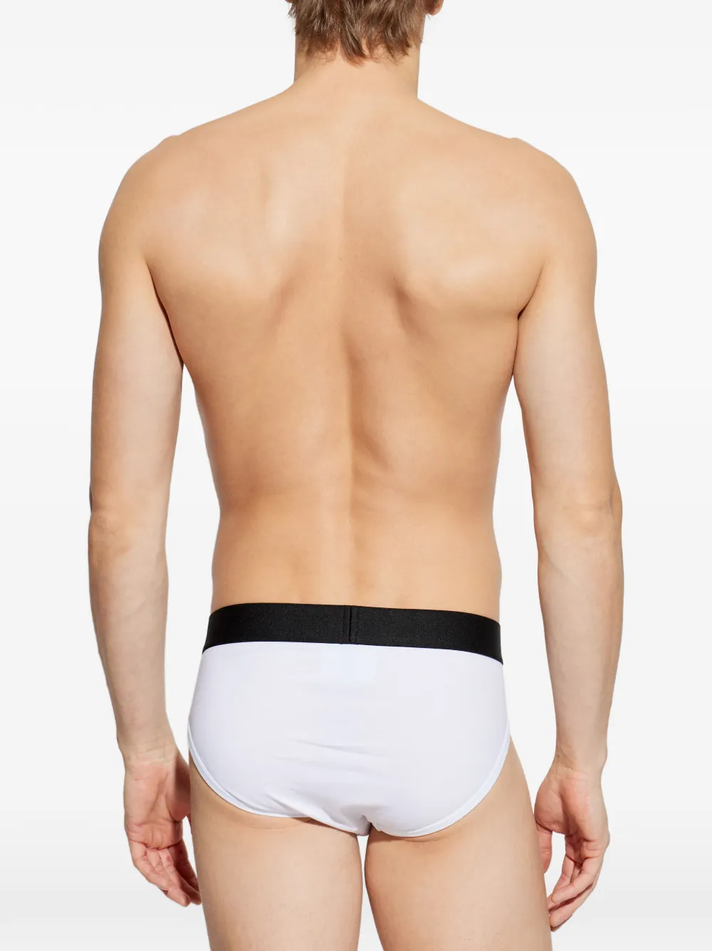  Dsquared2 Logo Waistband Briefs - White 