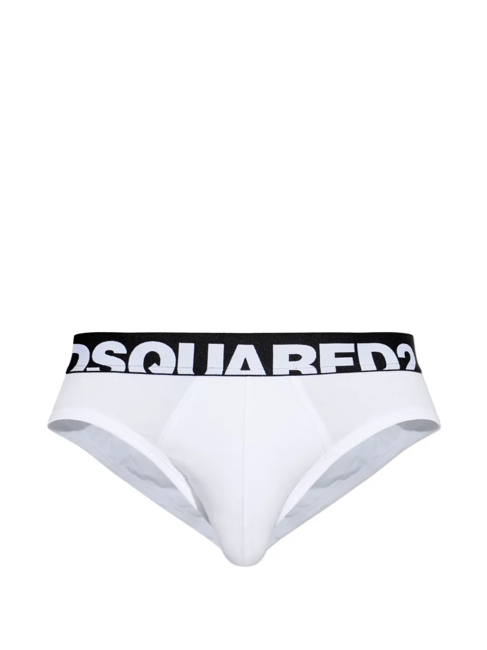 DSQUARED2 logo waistband briefs - Bianco