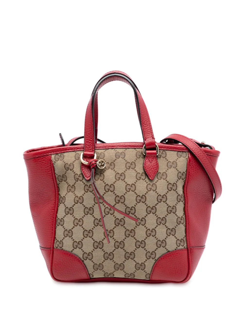 Gucci Pre-Owned 2016-2025 Small GG Canvas Bree satchel - Marrone