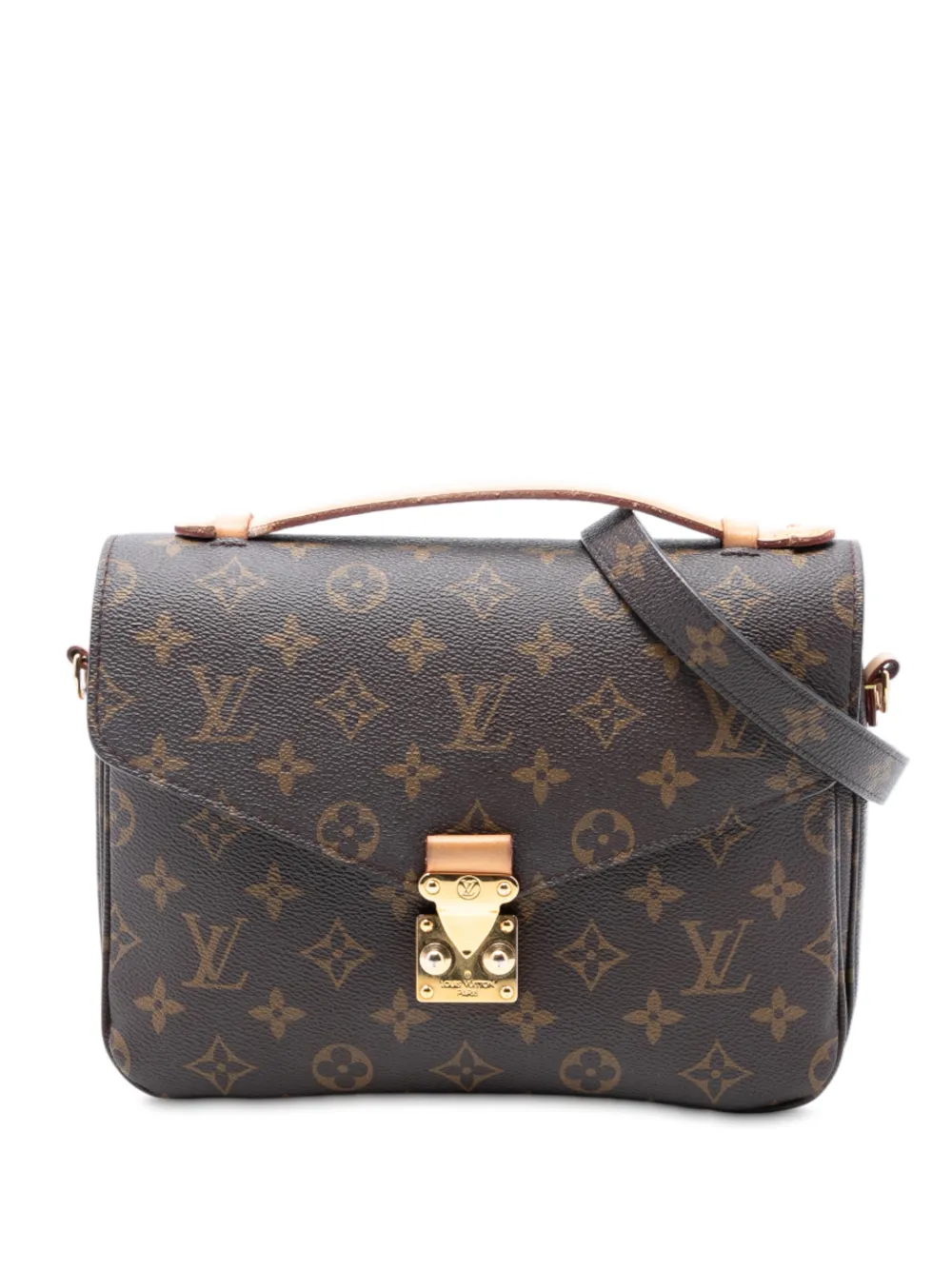 Louis Vuitton Pre-Owned 2021-2025 Monogram Pochette Metis satchel - Brown