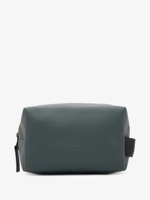 Rains zip-detail wash bag