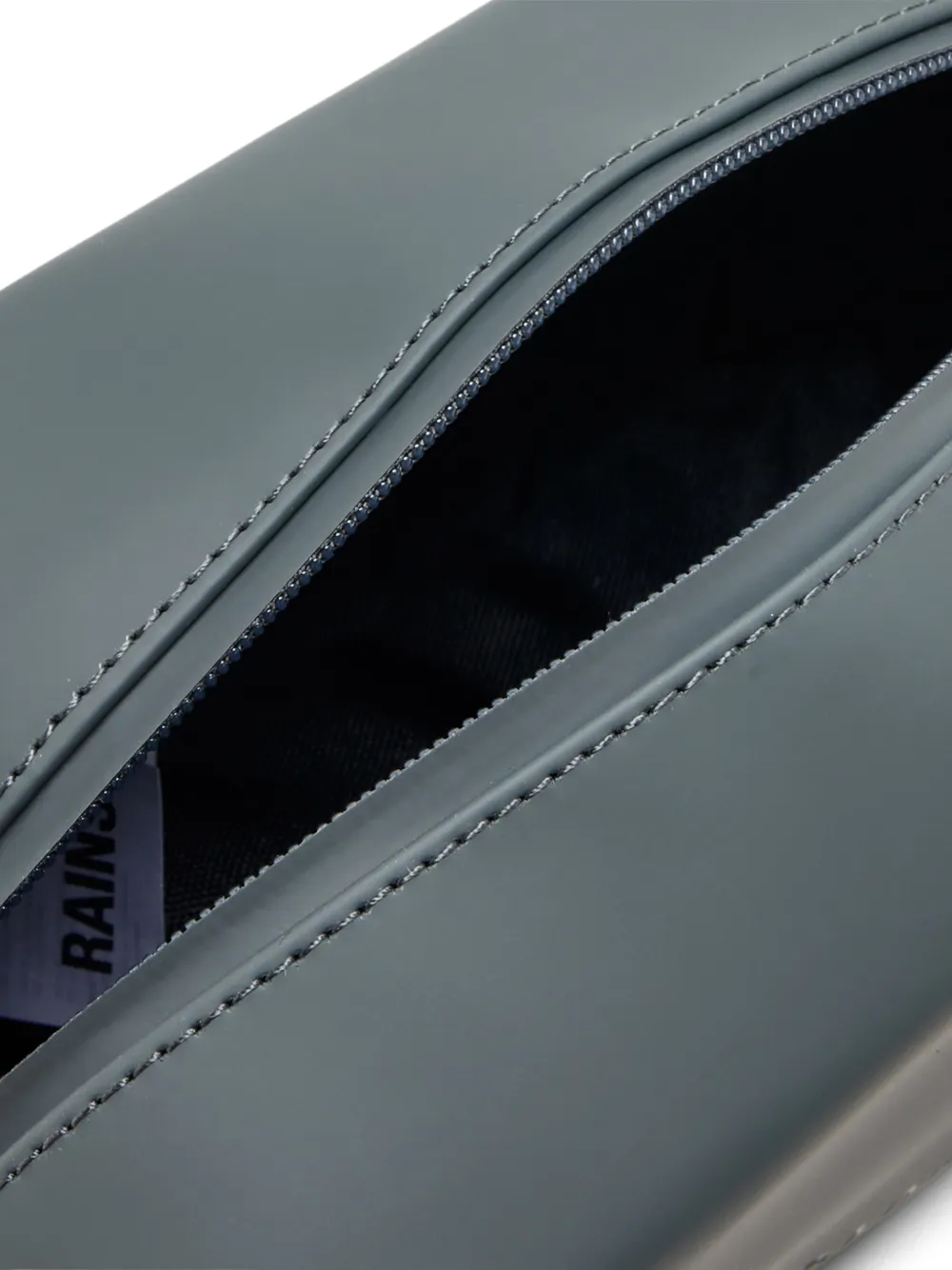 Rains Toilettas met ritsdetail Blauw