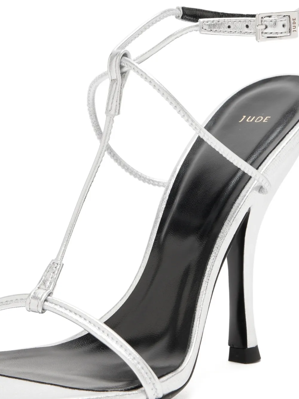 Jude Mixer metallic sandals Zilver