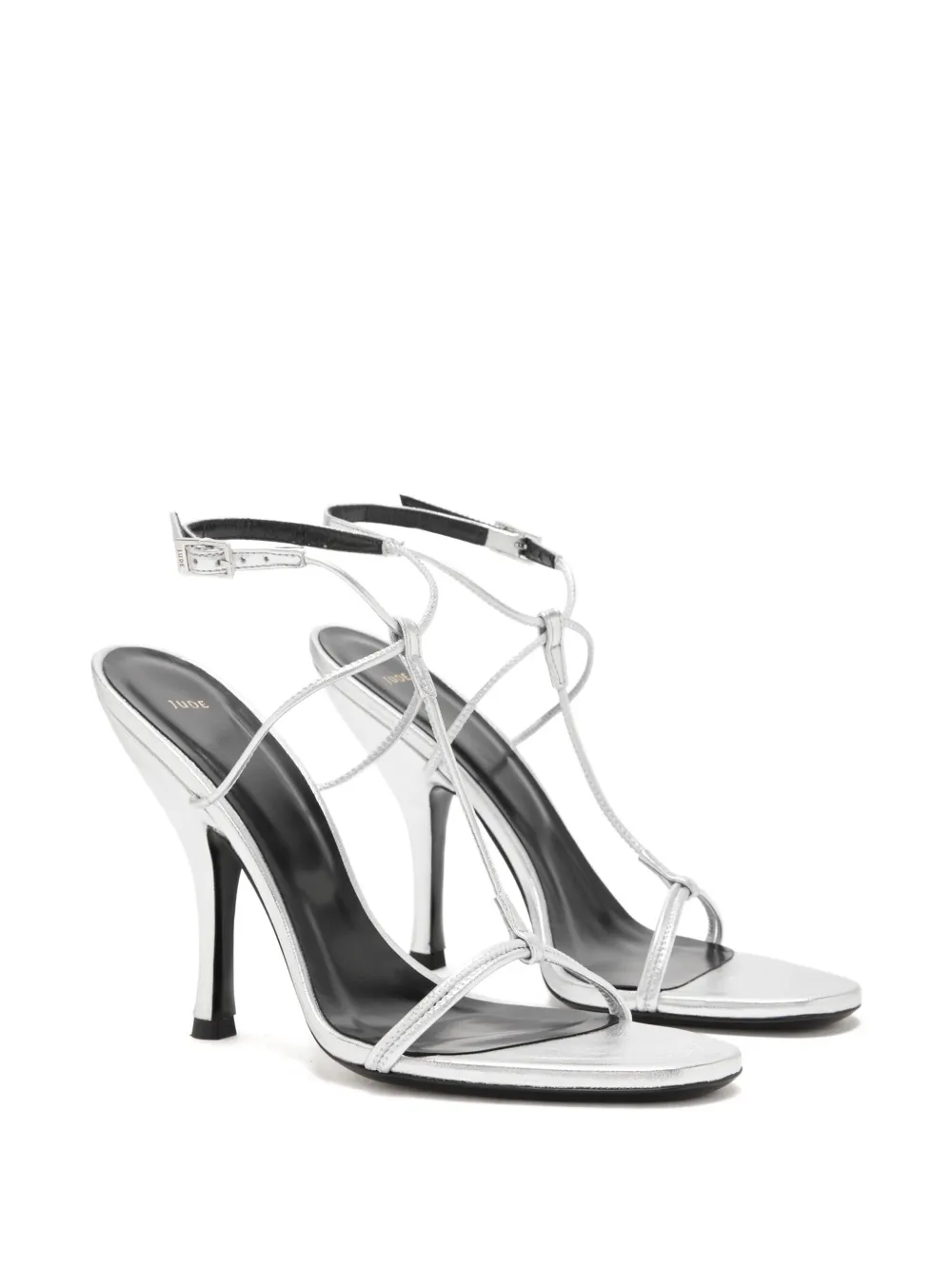 Jude Mixer metallic sandals Zilver