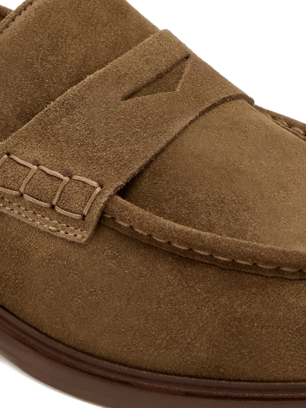 sturlini firenze Penny loafers met stiksels Bruin