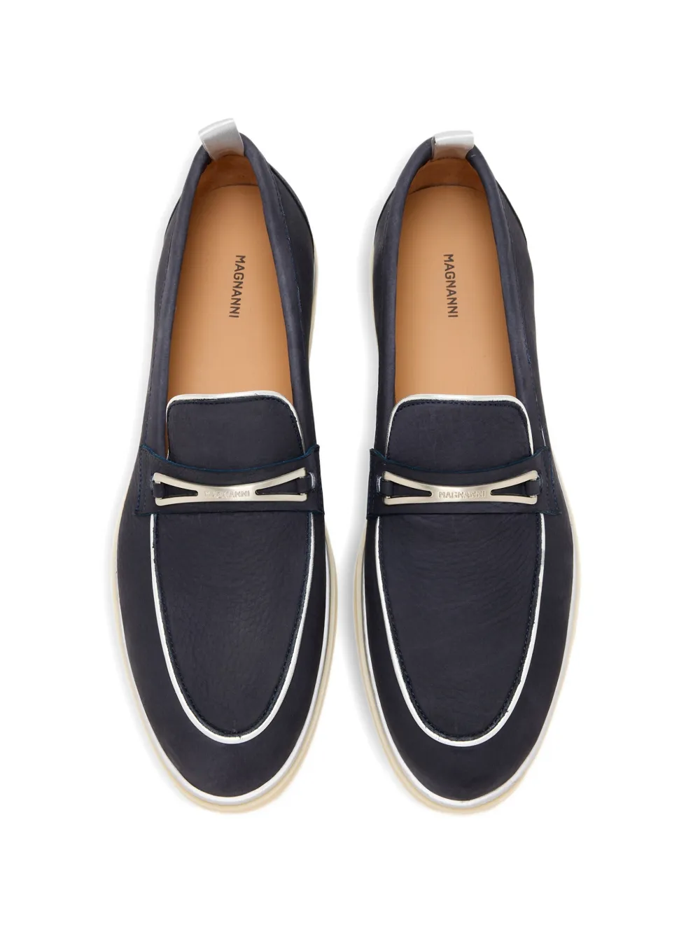 Magnanni Sofia loafers met metalen detail Blauw