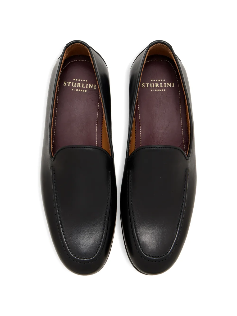 sturlini firenze Savio leren loafers Zwart