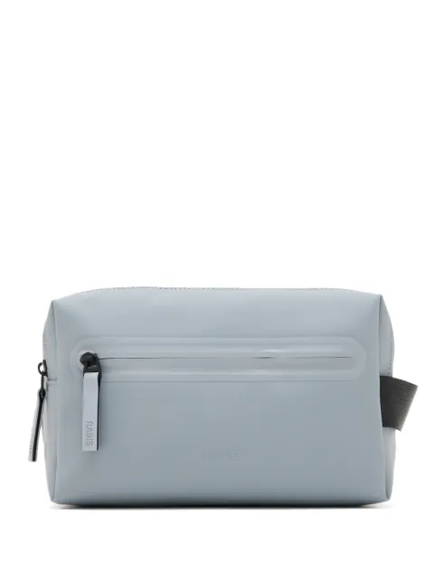 Rains zip-detail wash bag