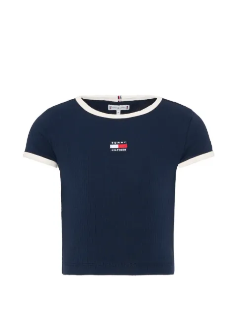 Tommy Hilfiger Junior playera Heritage con parche del logo