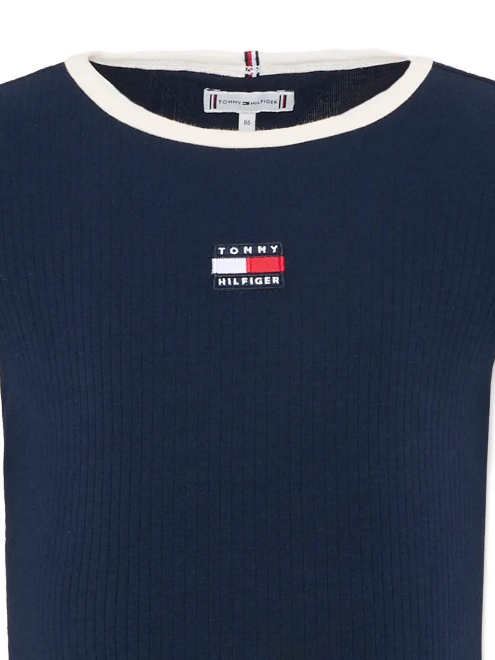 Tommy Hilfiger Junior Heritage T-shirt met logopatch Blauw