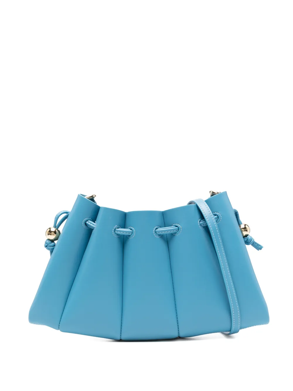 Themoirè Calipso drawstring cross body bag - Blu