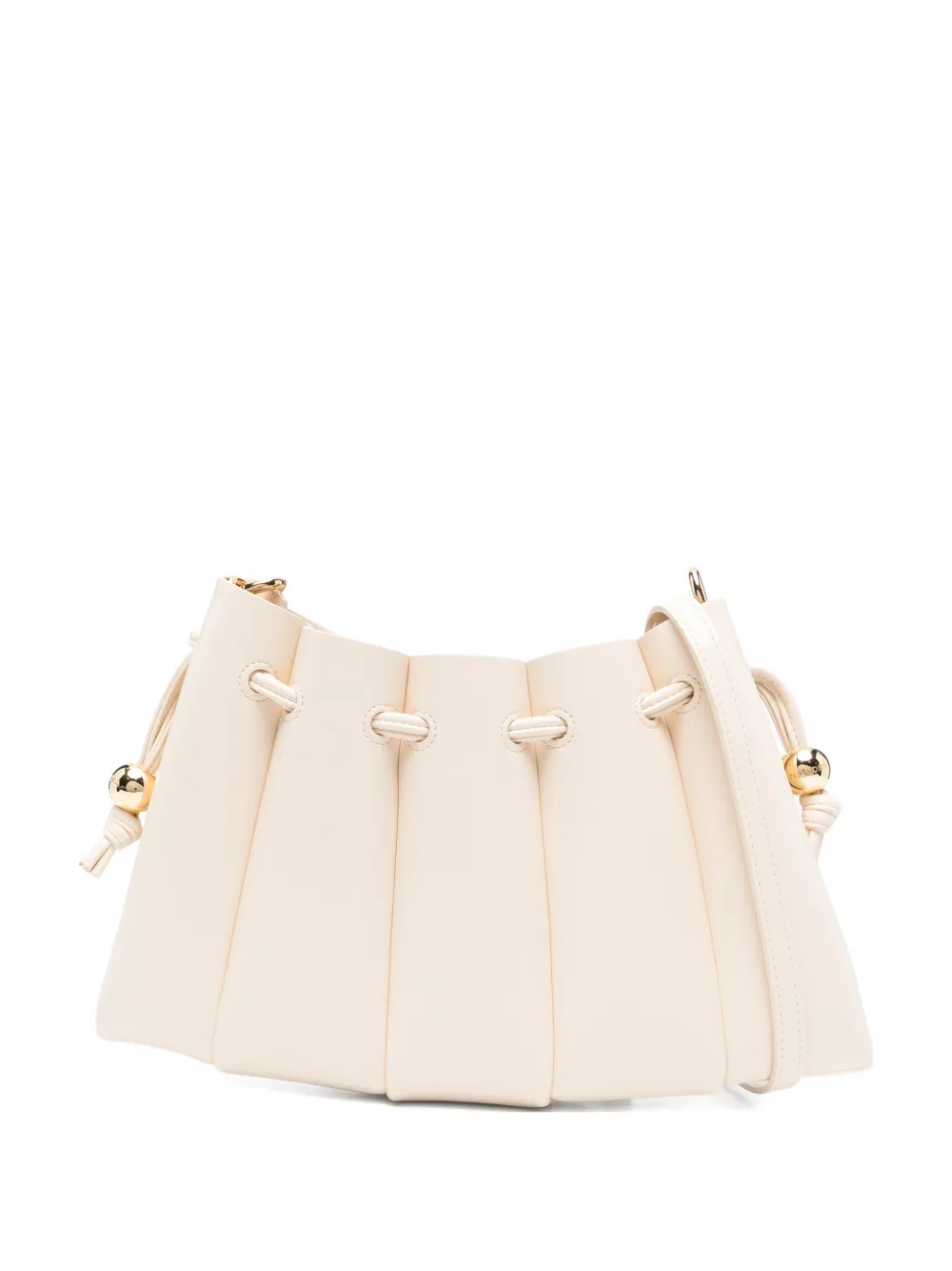 Themoirè Calipso drawstring cross body bag - Toni neutri