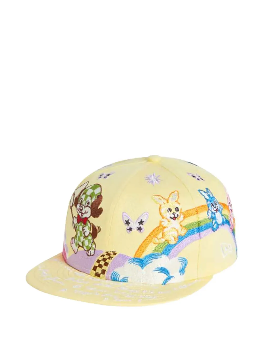 Kenzo x New Era embroidered flat-brim cap - Giallo
