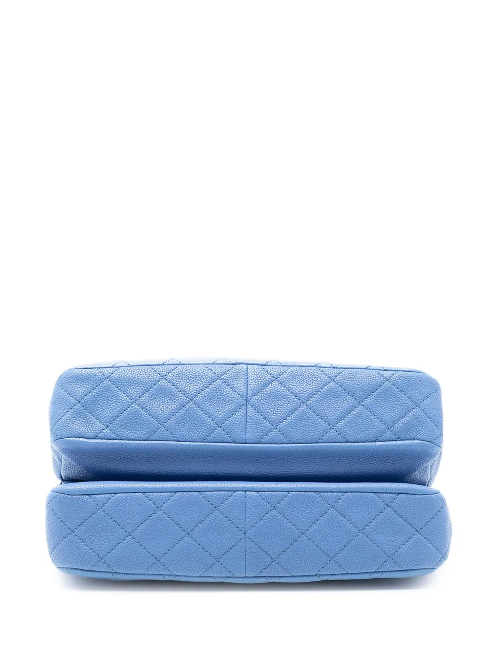 2013-2014 Jumbo Quilted Caviar Double Compartment Chain Flap Shoulder Bag