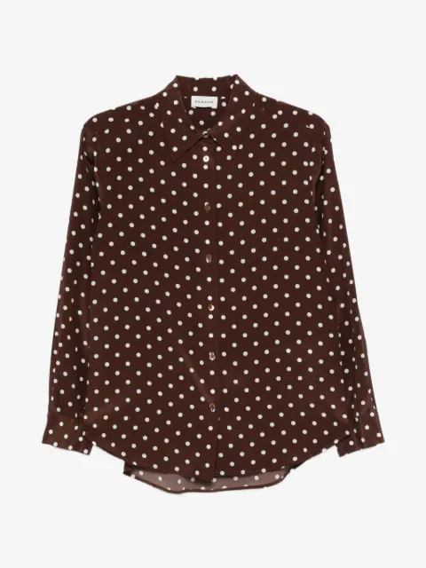 P.A.R.O.S.H. polka dot long-sleeve shirt