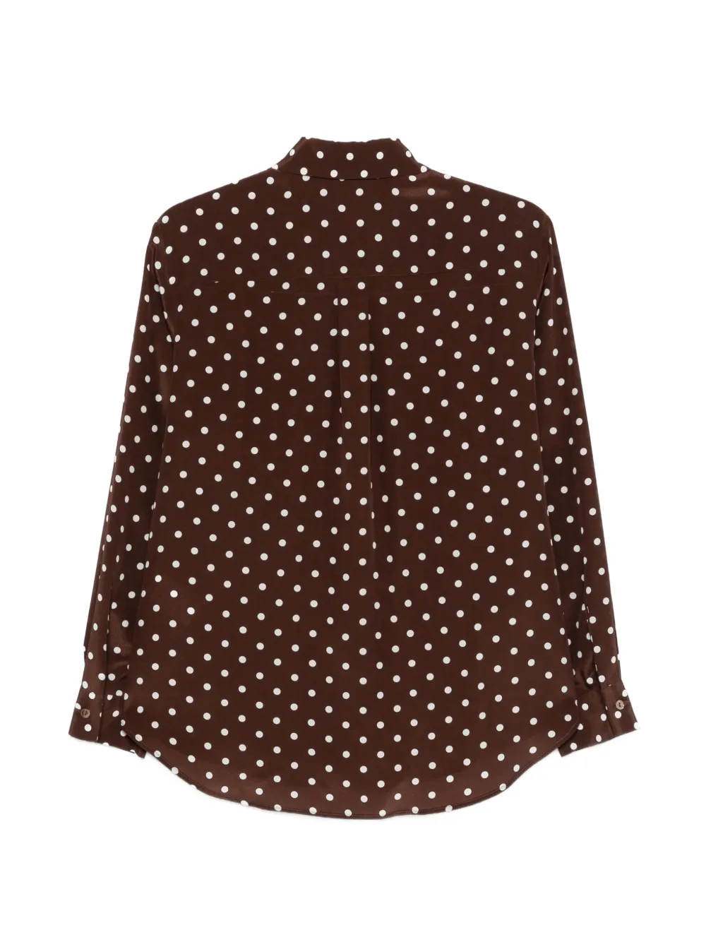 P.A.R.O.S.H. Shirt met stippen Bruin