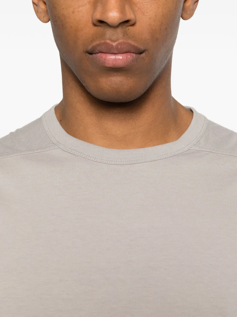 Rick Owens T-shirt met afwerking Beige