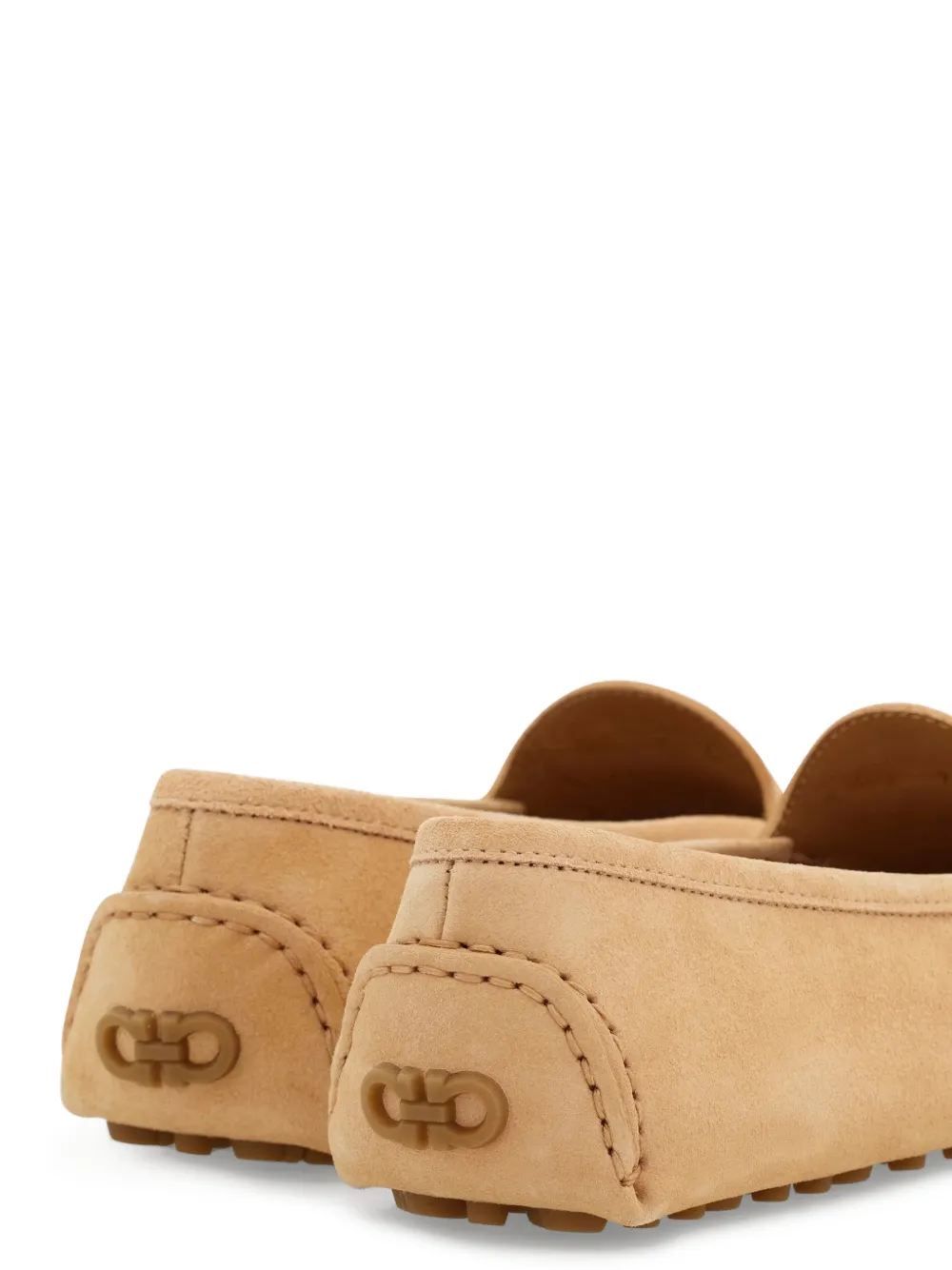 Ferragamo Gancini Driver loafers Beige