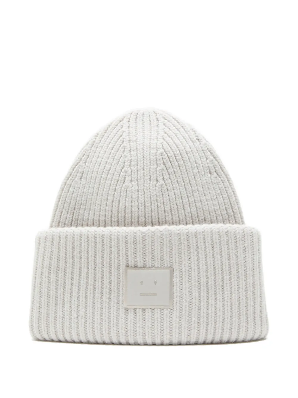 Acne Studios ribbed-knit beanie hat - Grigio