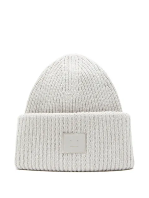 Acne Studios ribbed-knit beanie hat