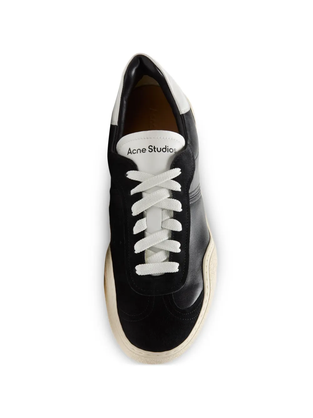 Acne Studios lace-up sneakers Zwart