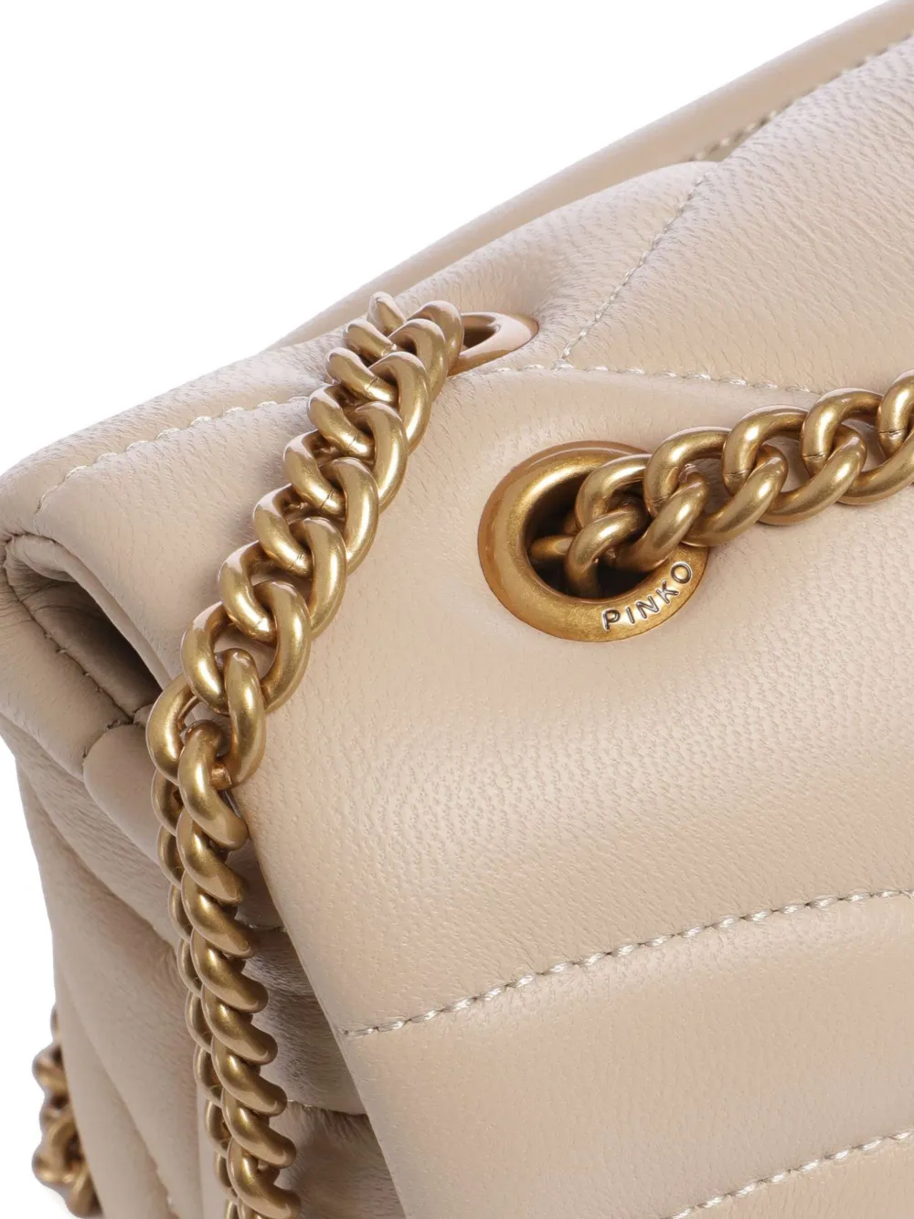 Love Puff Quilted Bird Detail Mini Satchel