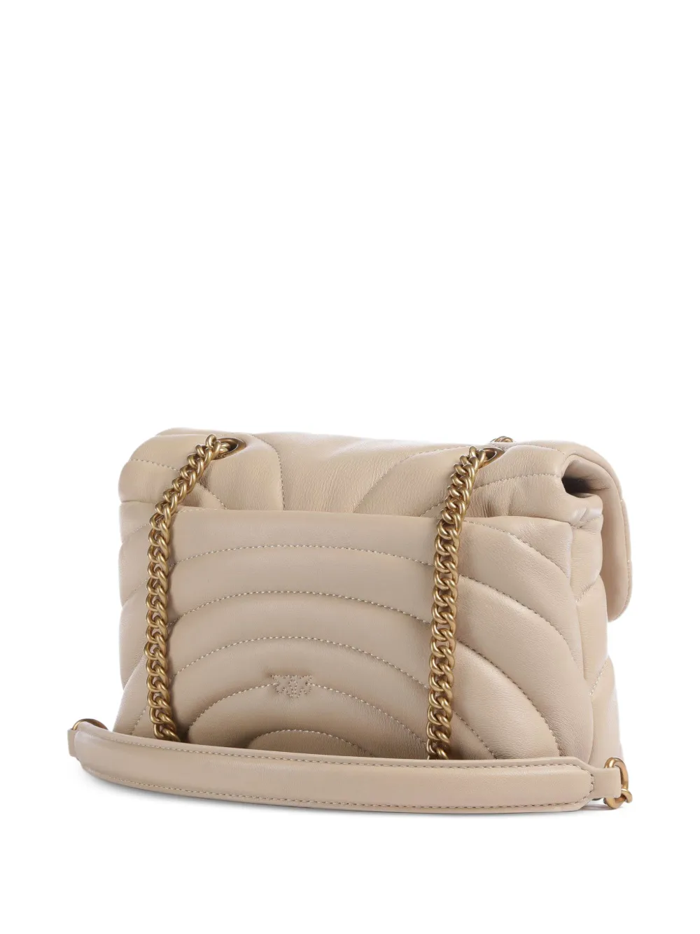 Love Puff Quilted Bird Detail Mini Satchel