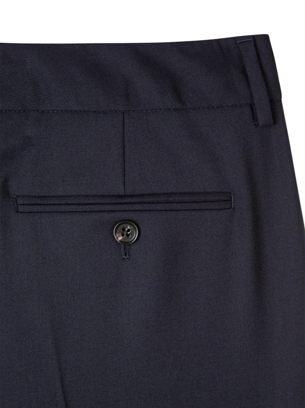 Paul Smith Wollen plooibroek Blauw
