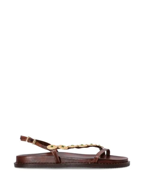 Kotris Sandals — embellished-upper flat sandals