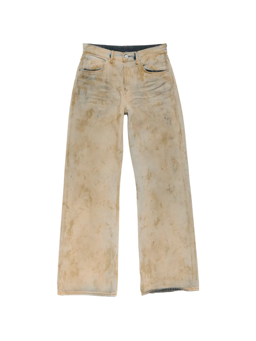 Acne Studios patch denim wide-leg jeans - Toni neutri