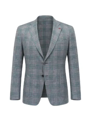Isaia パッチポケット ジャケット | ブルー | FARFETCH JP