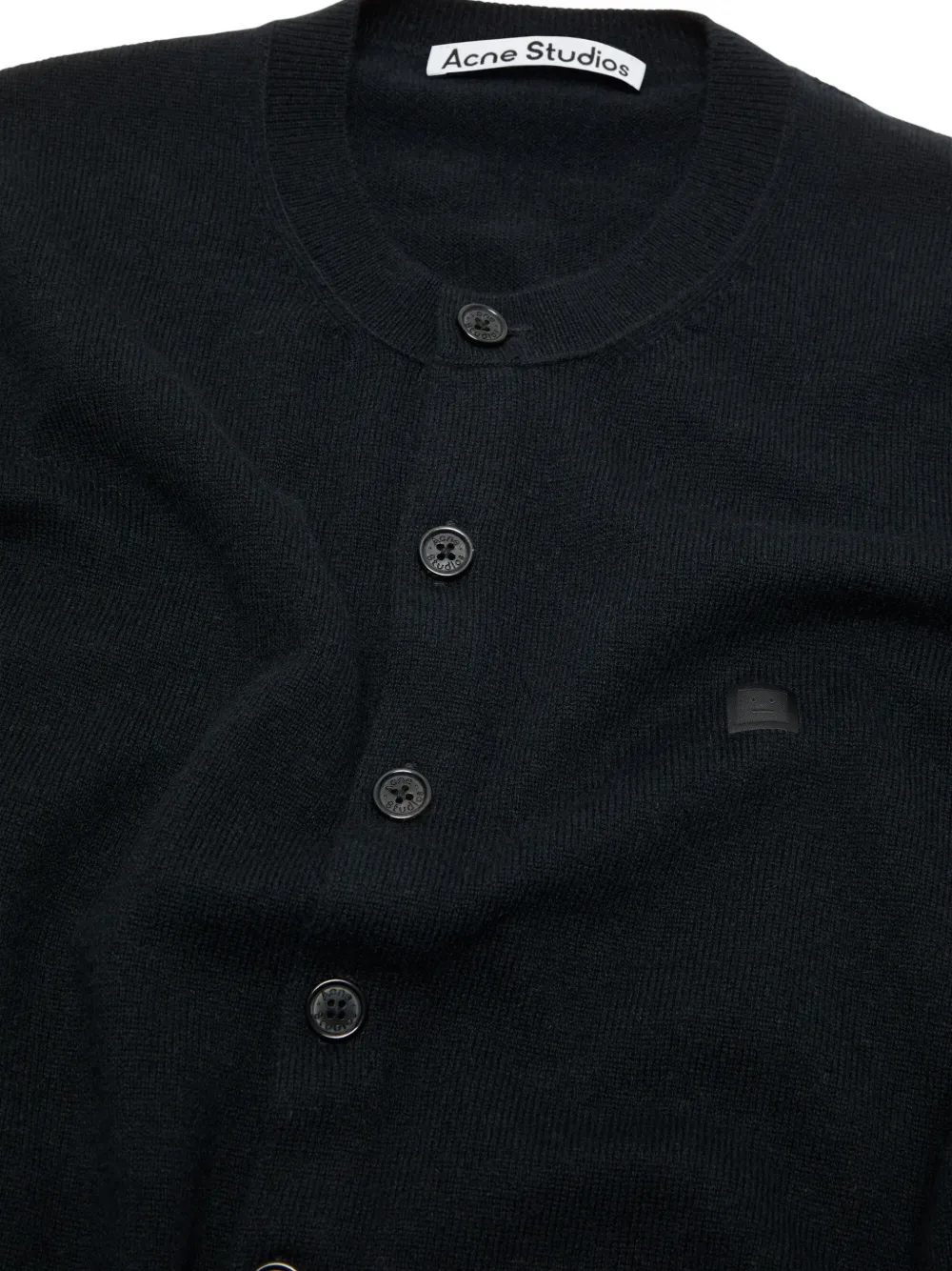  Acne Studios Button Cardigan - Black 