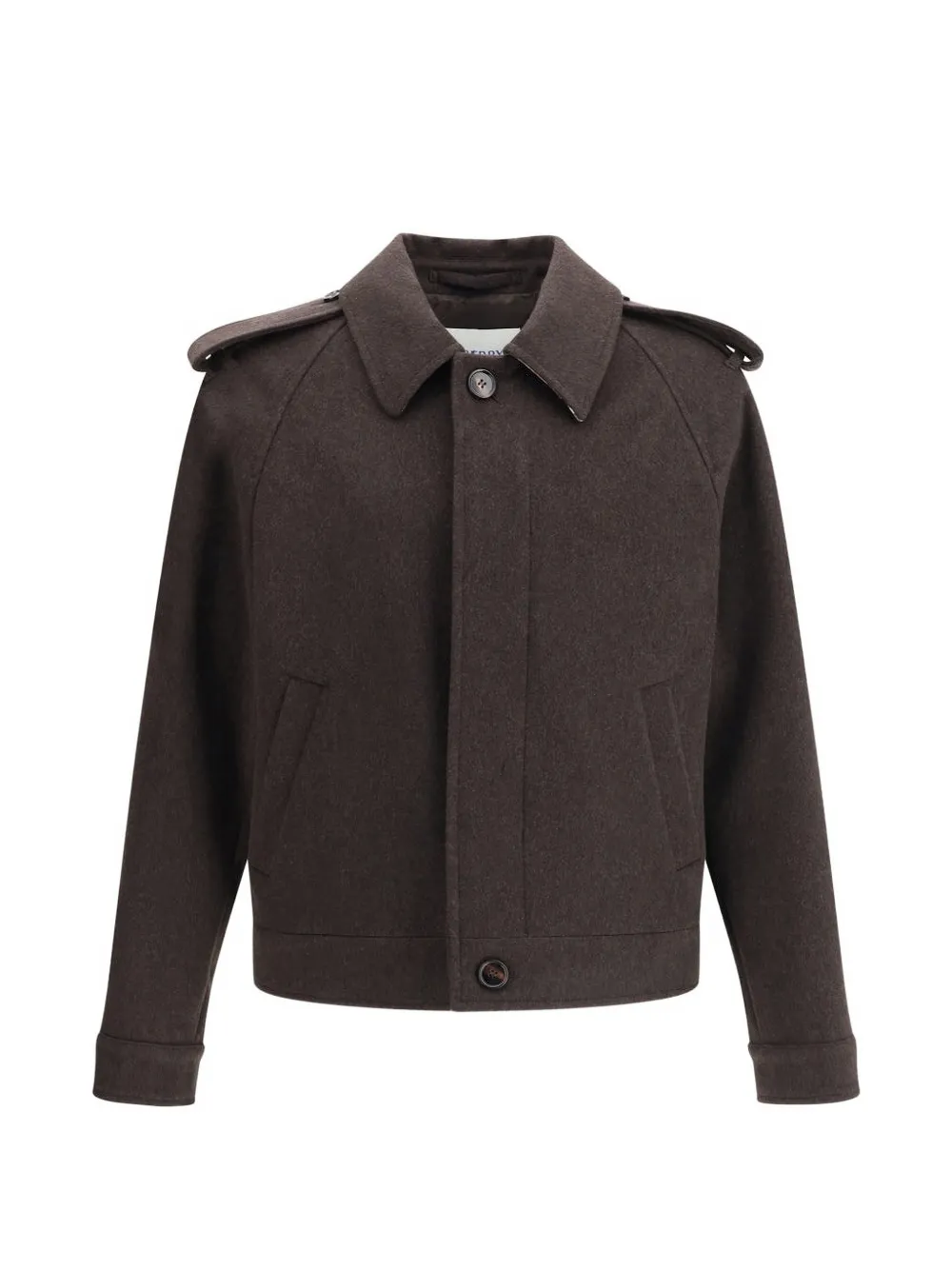 Burberry epaulettes jacket - Braun