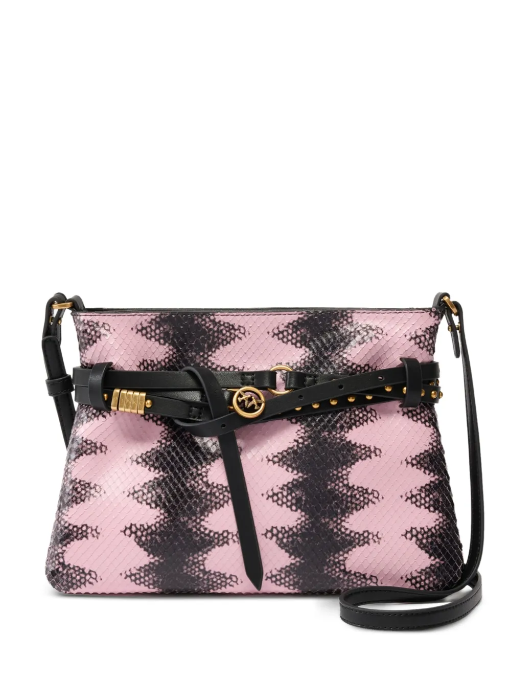 PINKO stud-embellishment shoulder bag - Rosa