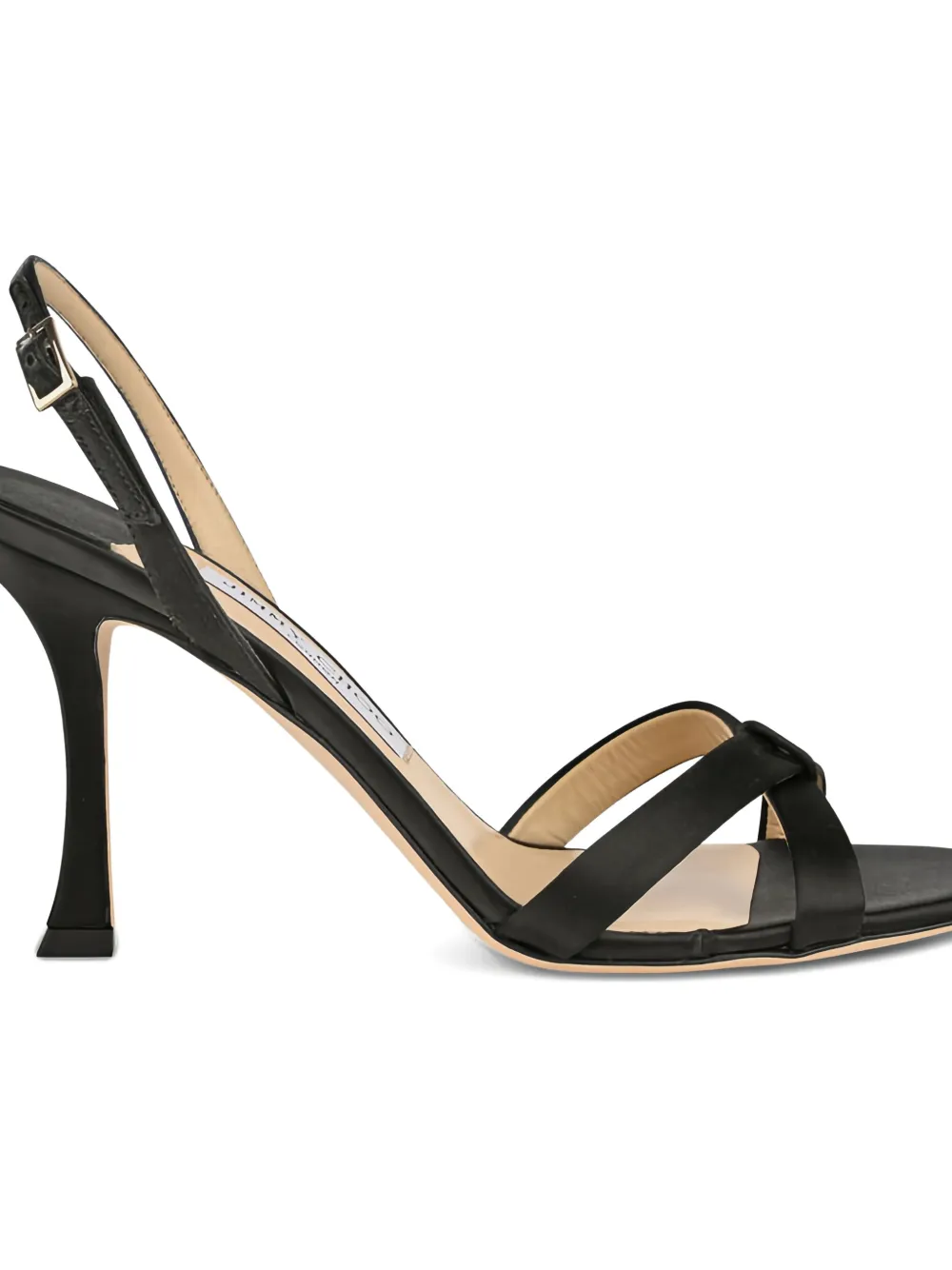 Jimmy Choo leather slingback sandals Zwart