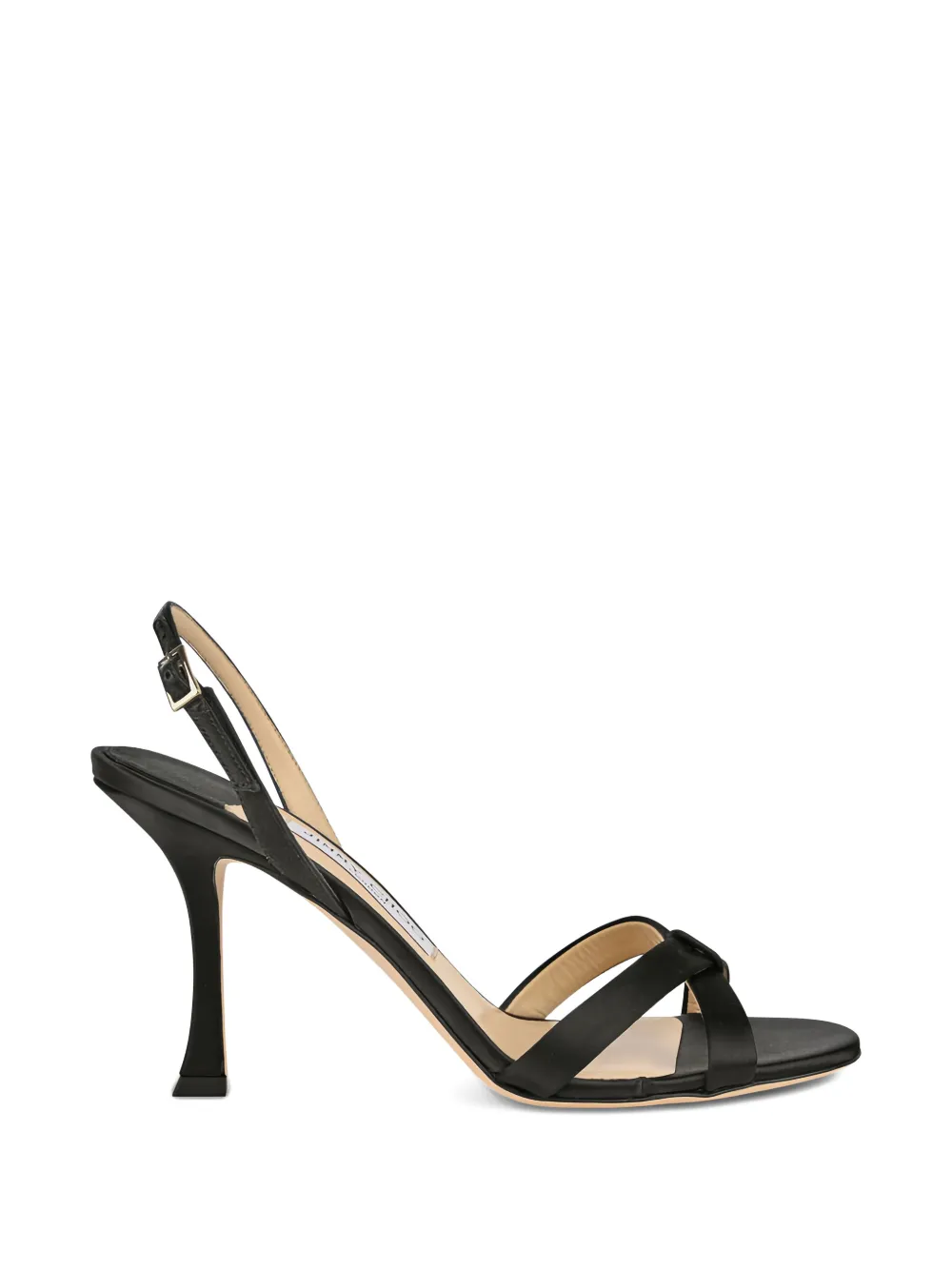 Jimmy Choo leather slingback sandals Zwart
