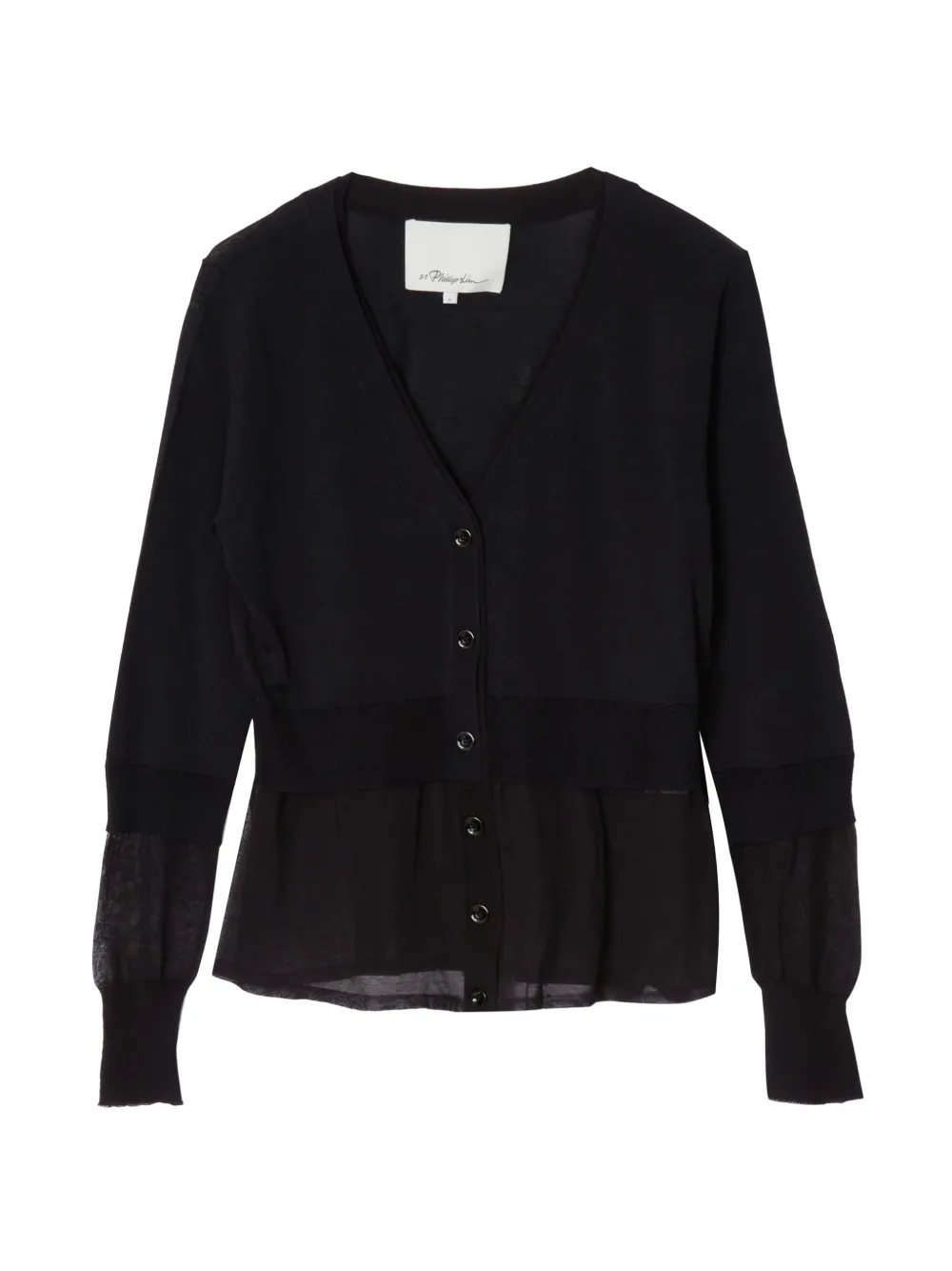 3.1 Phillip Lim V-neck buttoned cardigan - Nero