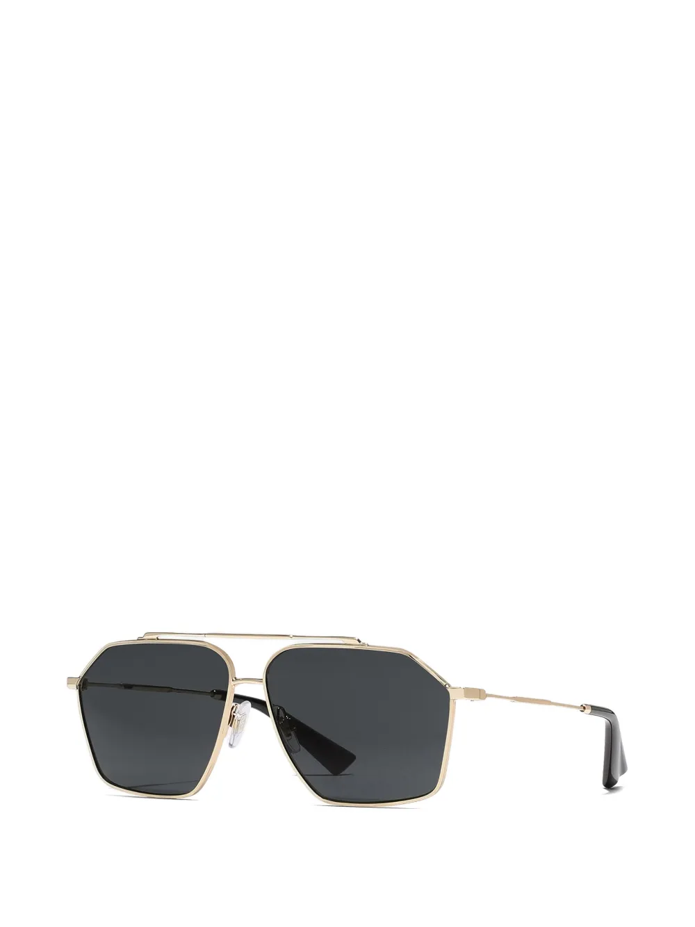  Dolce & Gabbana Eyewear Pilot-frame Sunglasses - Gold 