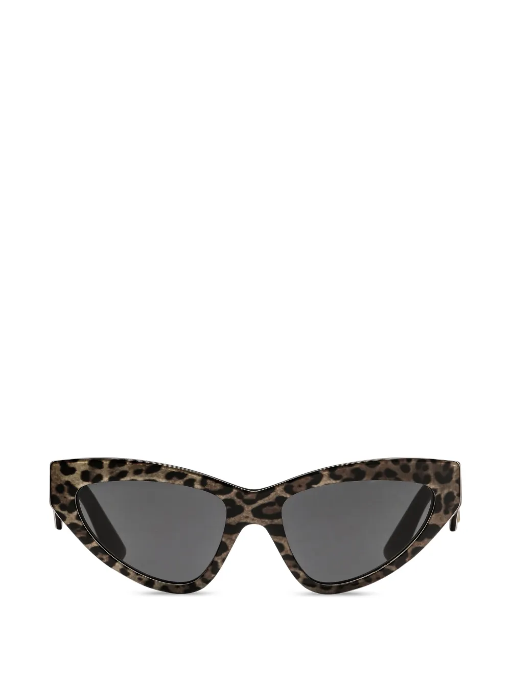 Dolce & Gabbana Eyewear leopard-print cat-eye sunglasses - Marrone