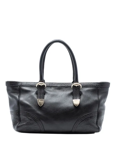 Gucci Pre-Owned 2016-2025 Leather Signoria tote bag