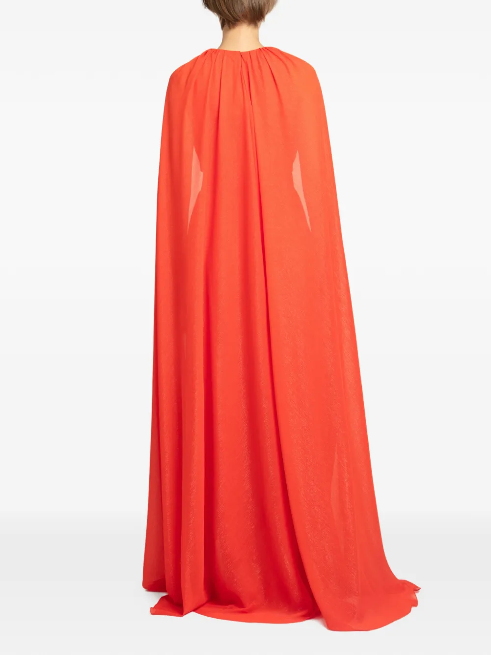 Gemy Maalouf Maxi-tuniek met capemouwen Rood