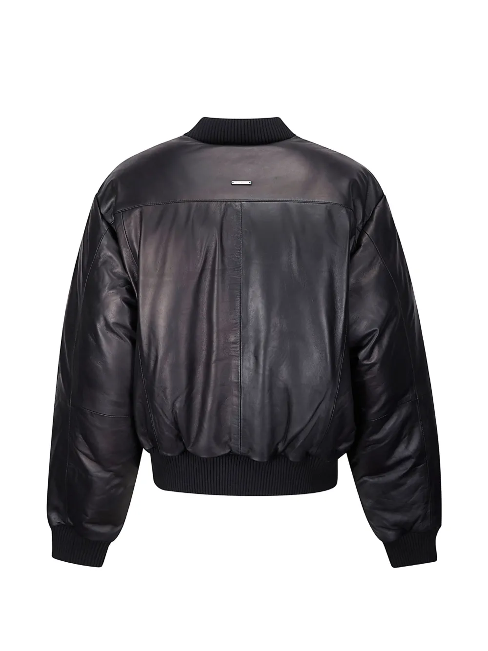  Deadwood Bofinger Leather Bomber Jacket - Black 