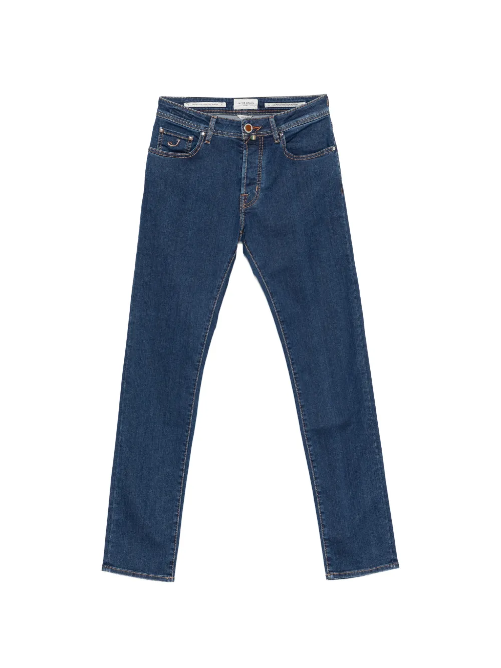Jacob Cohën hook detail denim jeans - Blu