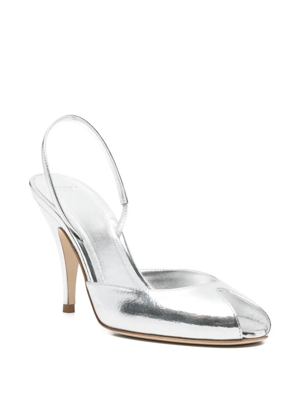 3juin Mely slingback sandalen met hak Zilver