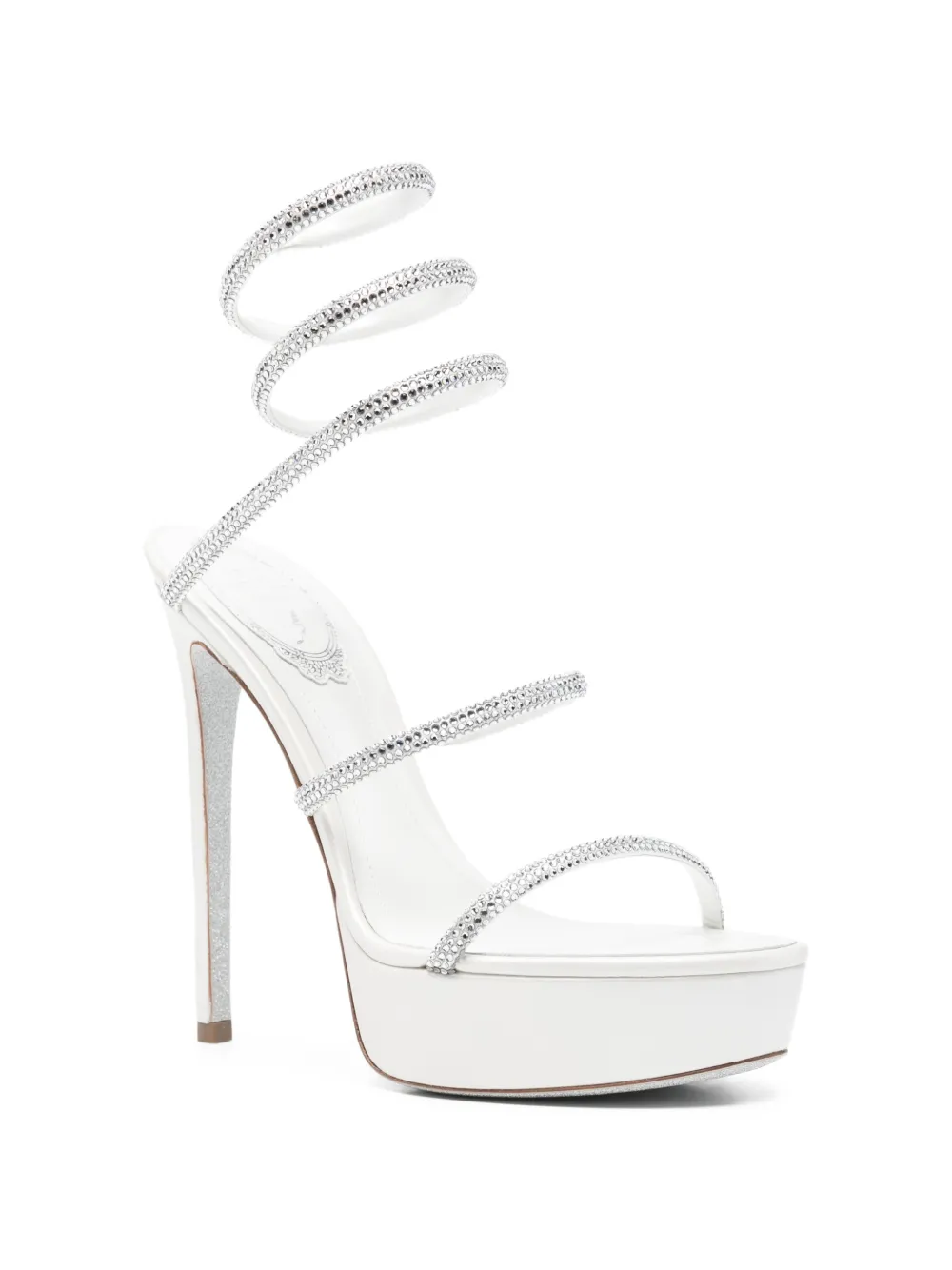  René Caovilla Cleo Sandals - White 