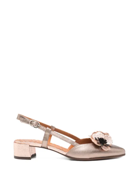 Chie Mihara 헤젤 플로럴 아플리케 샌들