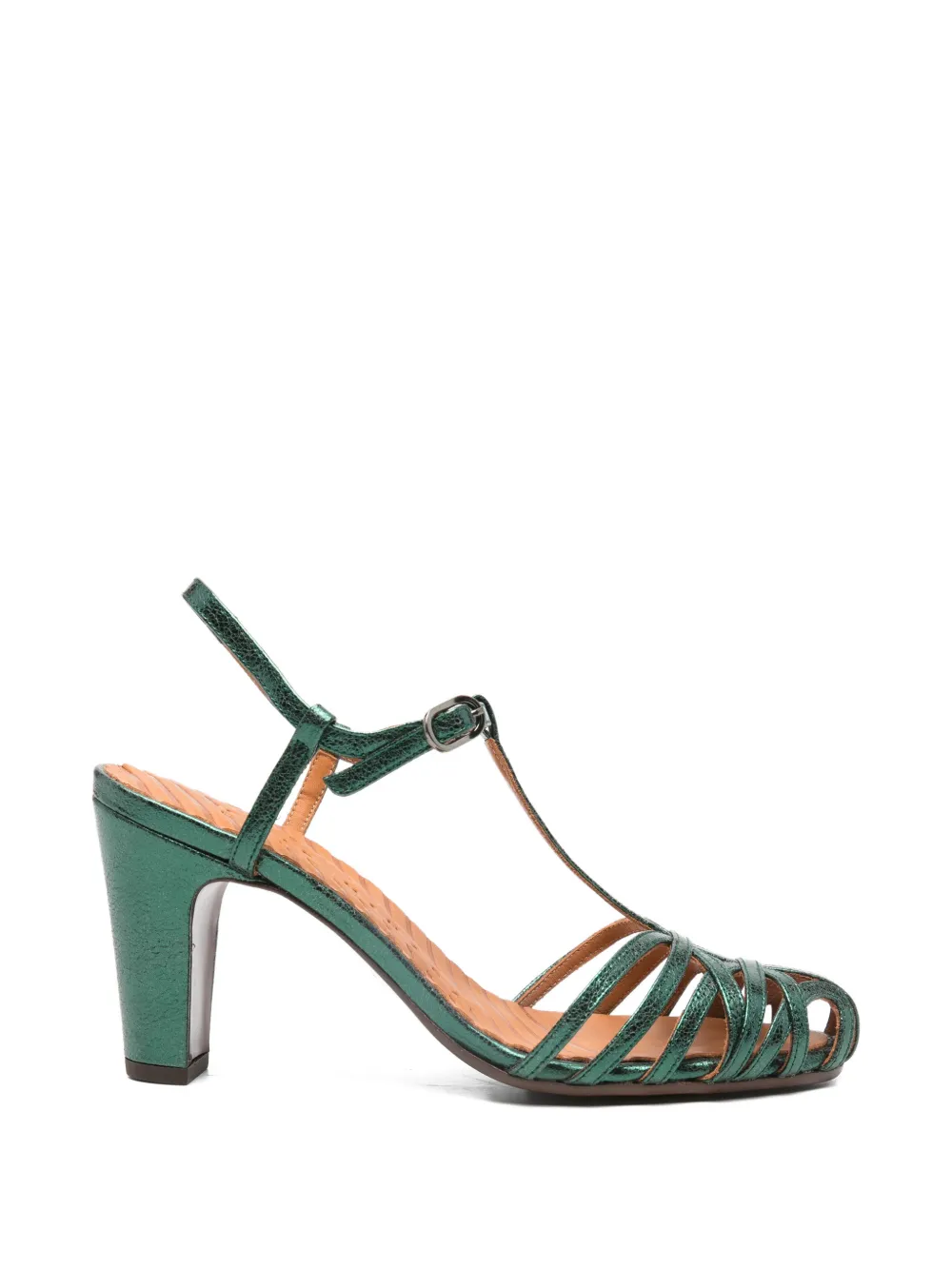 Chie Mihara T-strap cut-outs pumps Groen